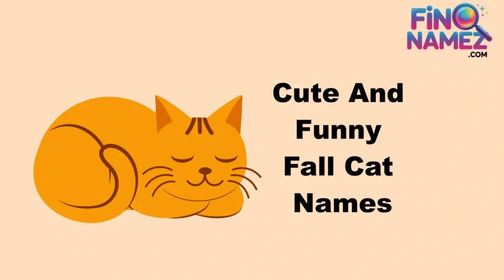 Cute And Funny Fall Cat Names
