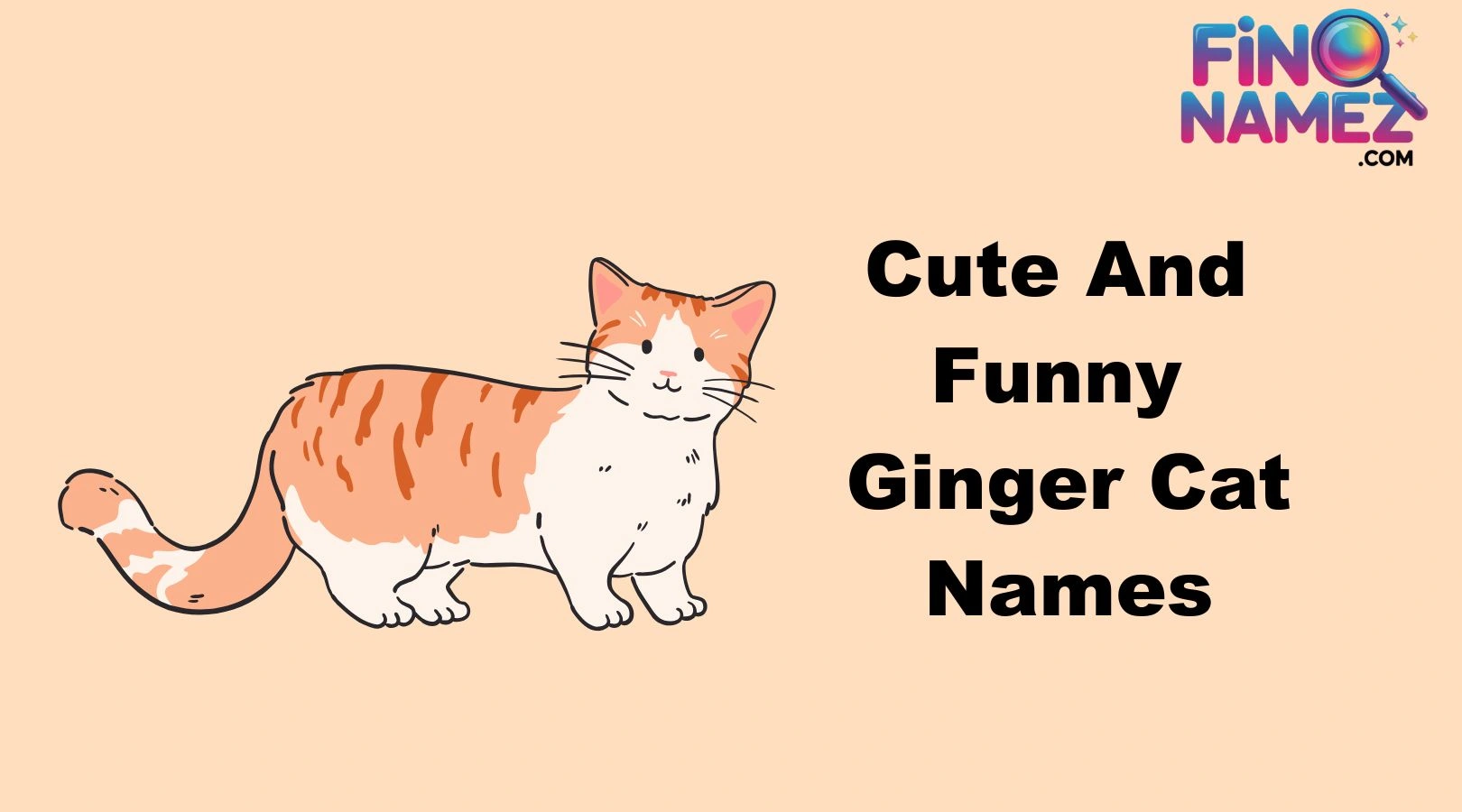 Cute And Funny Ginger Cat Names