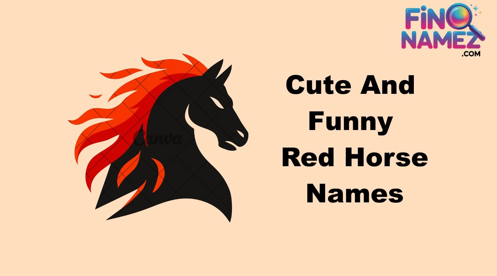 Cute And Funny Red Horse Names