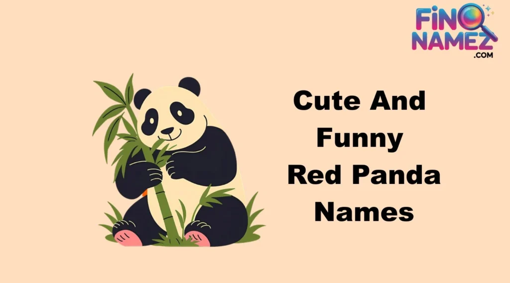 Cute And Funny Red Panda Names