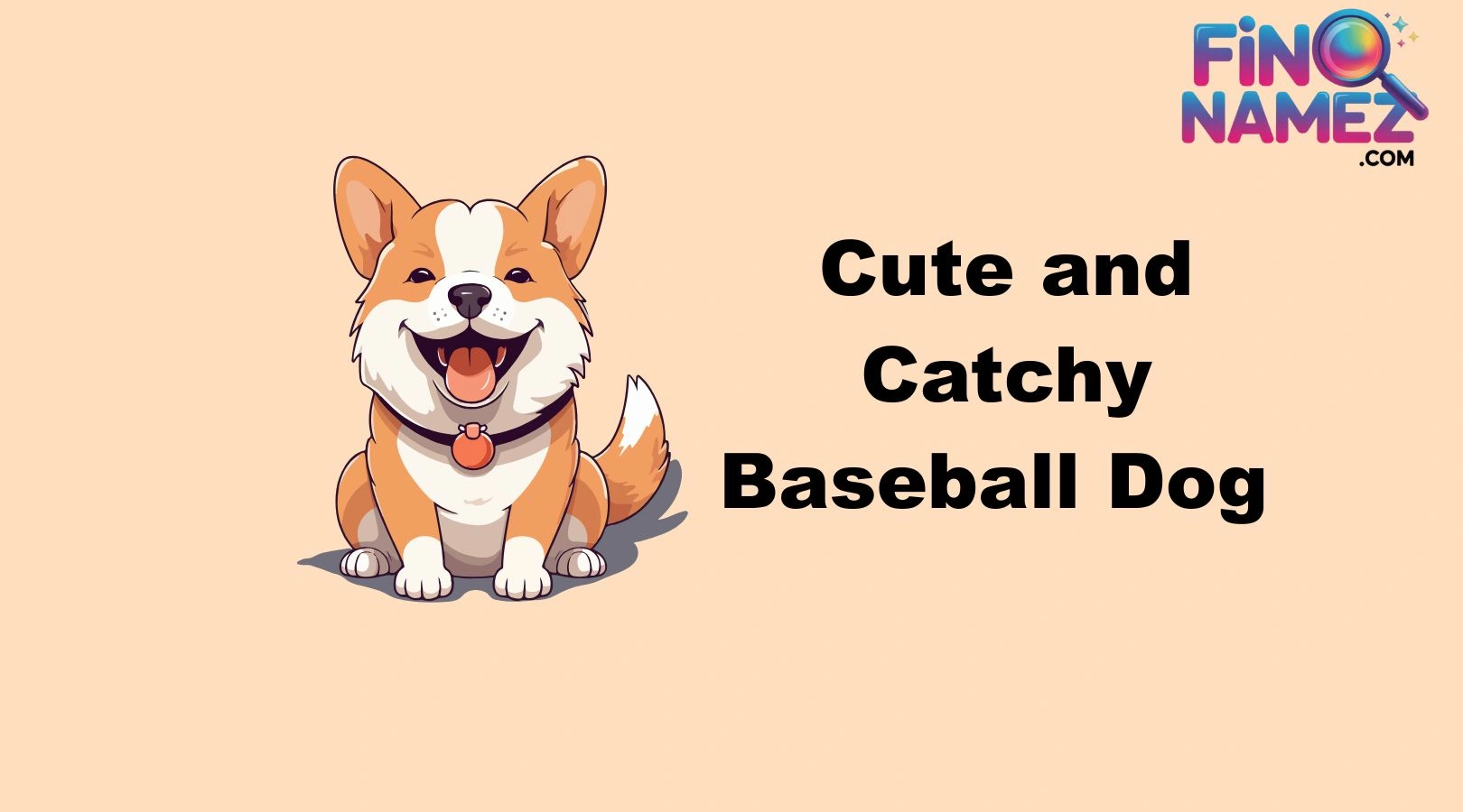 Cute and Catchy Baseball Dog