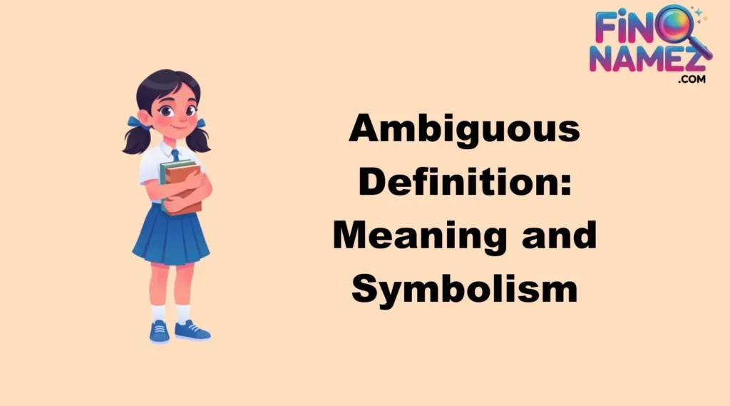 Ambiguous Definition: Meaning and Symbolism