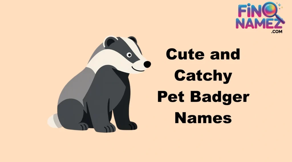 Cute and Catchy Pet Badger Names