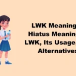 LWK Meaning — Hiatus Meaning of LWK, Its Usage, and Alternatives